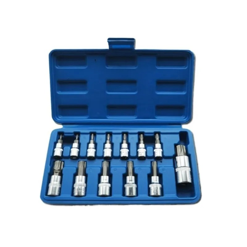 Car Workshop Tools Kit - ชุดเครื่องมือซ่อมรถยนต์ 13 ชิ้น ชุดไขควง ประแจบล็อก หัวบล็อกแบบกระแทก