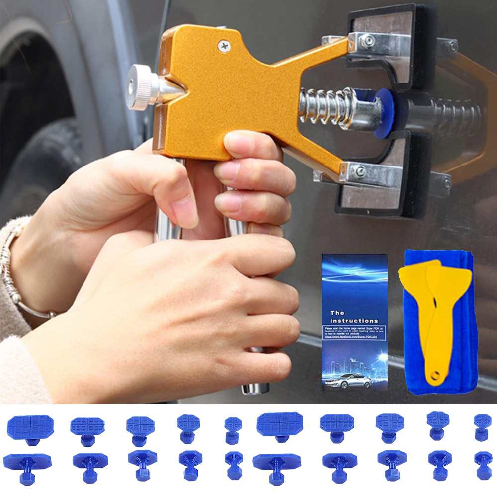 Car Workshop Tools Kit - ชุดซ่อมรอยบุบรถยนต์เครื่องมือถอดรอยบุ๋มสำหรับเวิร์คช็อปยานยนต์