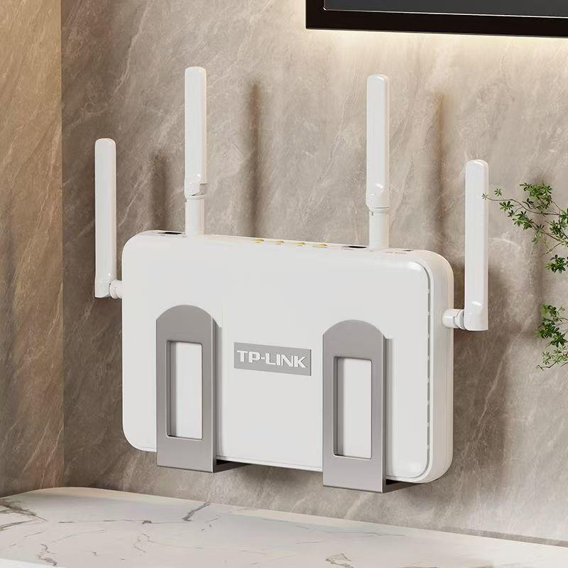 Workshop Tools On Wall - กล่องเก็บเราเตอร์ติดผนัง 2 ชิ้น ชุดขายึดอุปกรณ์ Wifi ชั้นวางกล่องรับสัญญาณ