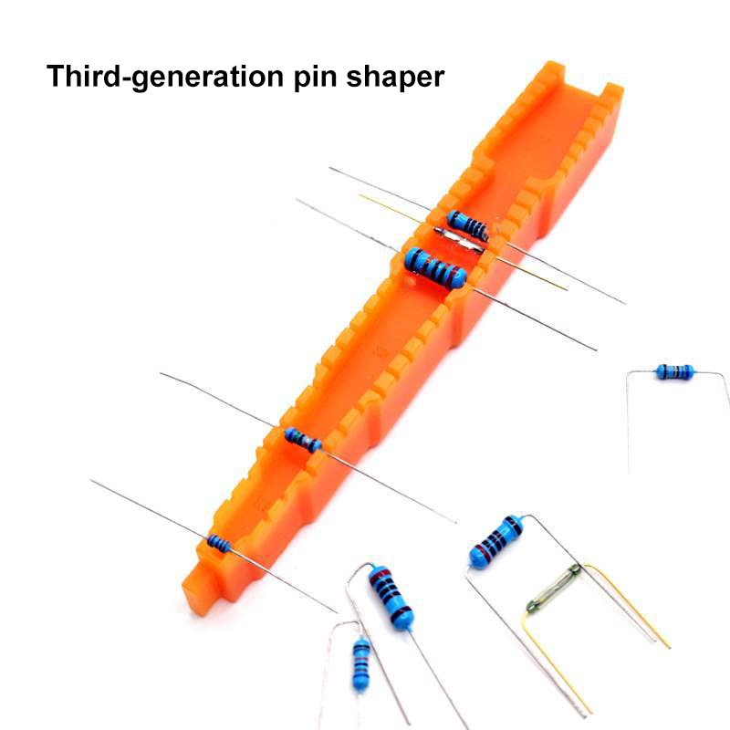 Workshop Tools On Wall - ที่หนีบแบบพับได้ติดผนังสำหรับดัดทรานซิสเตอร์/ตัวต้านทาน - ระยะห่างระหว่างรู 8 มม. อุปกรณ์ดัดสายตัวต้านทานความแม่นยำสูง