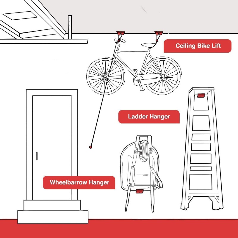 Heavy Duty Ladder Hooks - Wall - Workshop Tools On Wall บทวิจารณ์และราคา