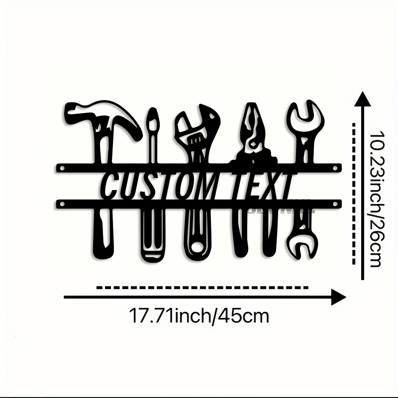 งานศิลปะติดผนังเหล็กสไตล์อินดั - Workshop Tools And Names บทวิจารณ์และราคา