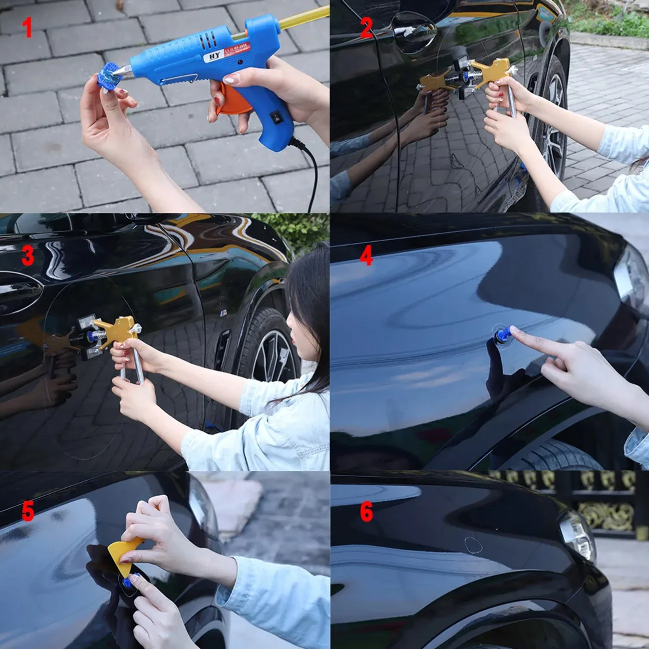 ชุดเครื่องมือซ่อมรอยบุบแบบไม่ต - Car Workshop Tools Kit บทวิจารณ์และราคา