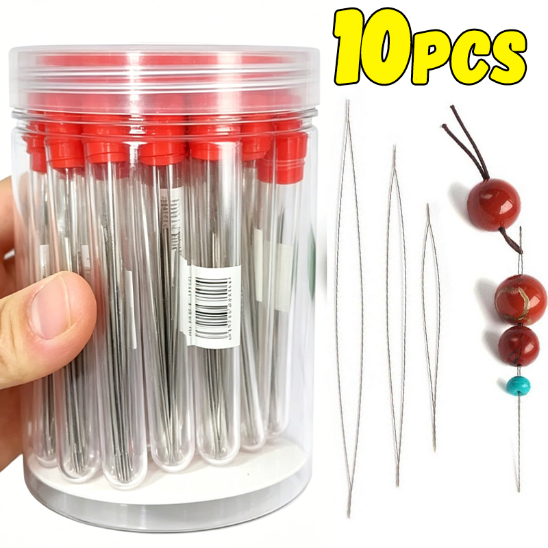 เข็มร้อยลูกปัด 1-10 ชิ้น เข็มร - Tools Jewelry Making บทวิจารณ์และราคา