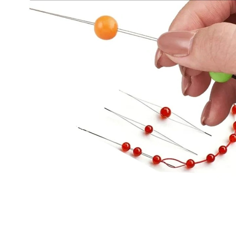 เข็มร้อยลูกปัด 1-10 ชิ้น เข็มร - Tools Jewelry Making บทวิจารณ์และราคา