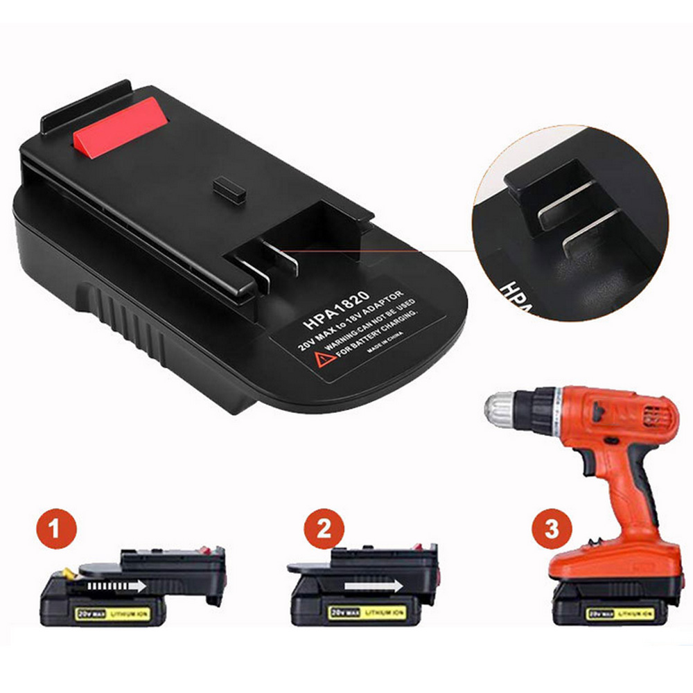 อะแดปเตอร์แปลงแบตเตอรี่สำหรับแ - Black+Decker Tool 20V Max บทวิจารณ์และราคา